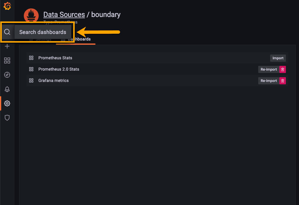 Grafana Search Dashboards
